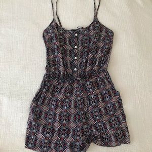 Red, white, and blue shorts romper XS/S